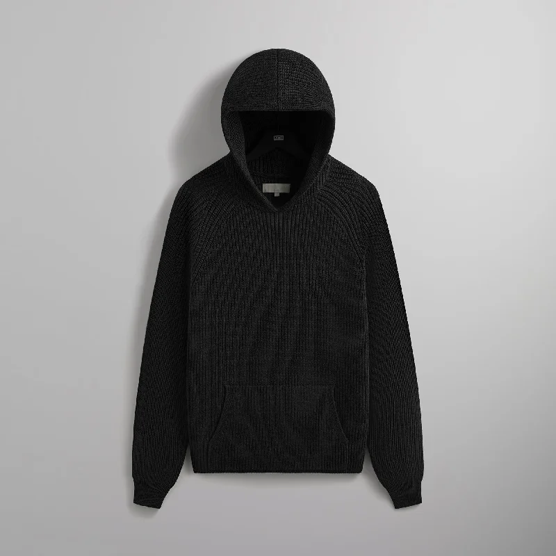 Kith Knit Miles Hoodie - Black