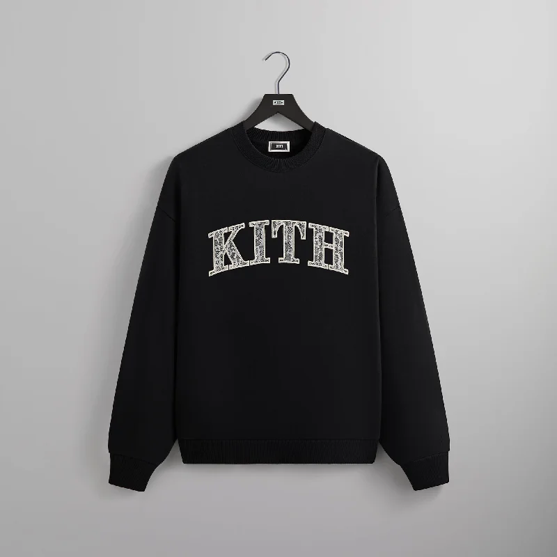 Kith Arched Lace Nelson Crewneck - Black