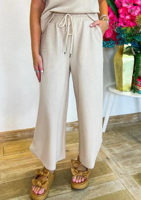 Iced Latte Pants - Light Taupe