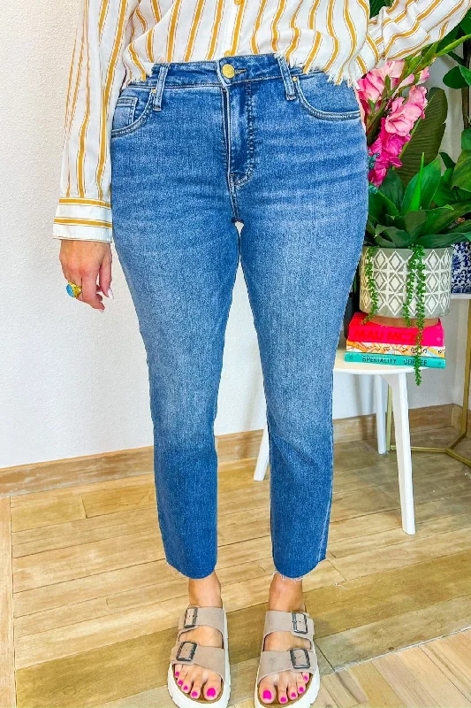 Rachael High Rise Fab Ab Mom Jeans - Exalted