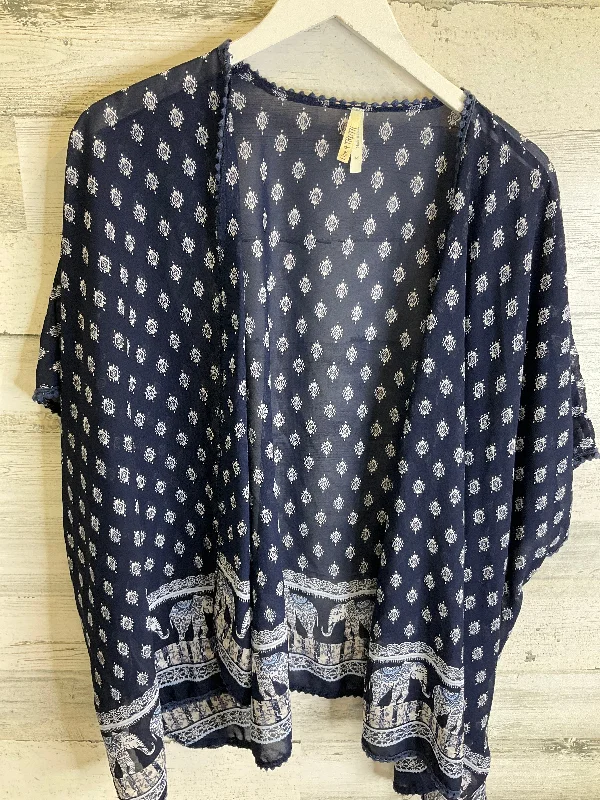 Kimono By Live 4 Truth In Blue & White, Size: M