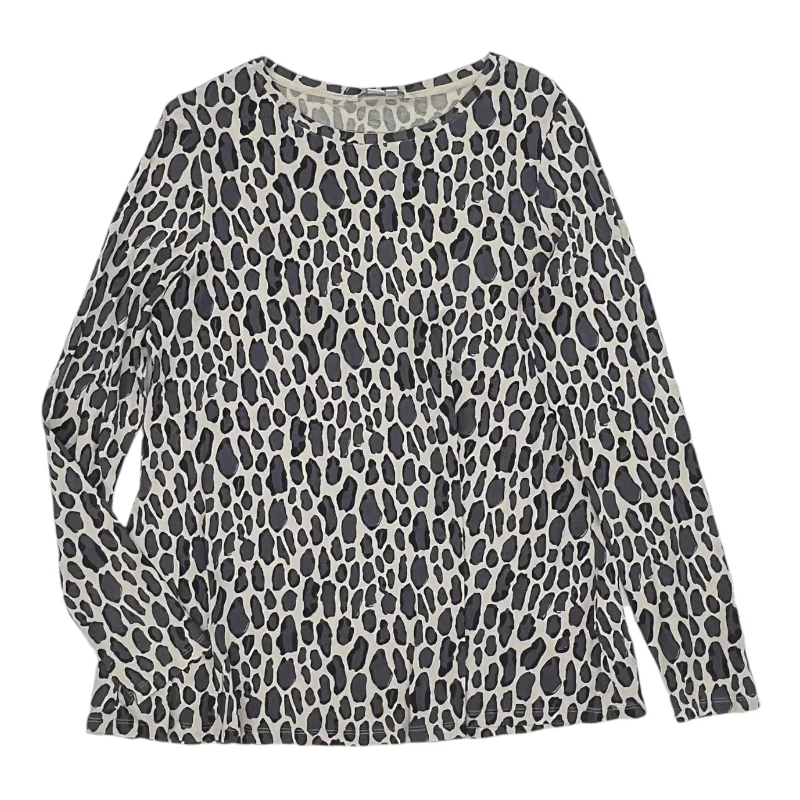 Top Ls By Boden In Animal Print, Size:M